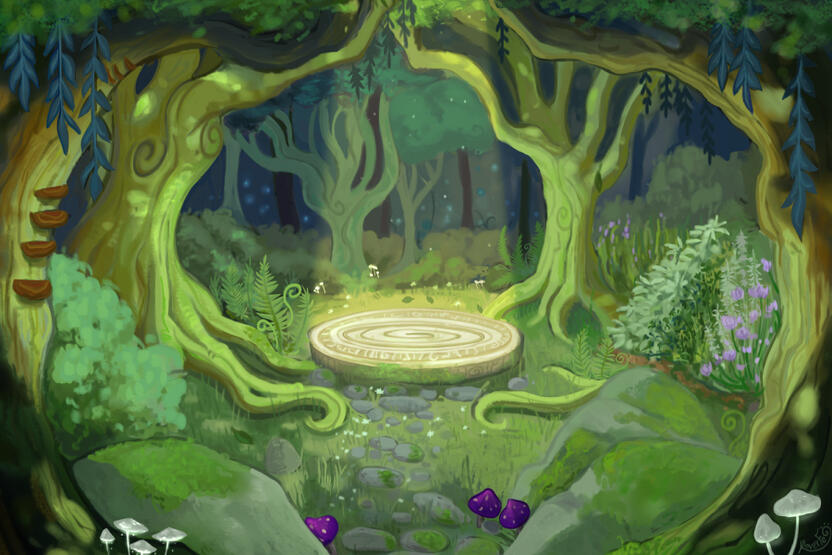 A Druid&#39;s Grove